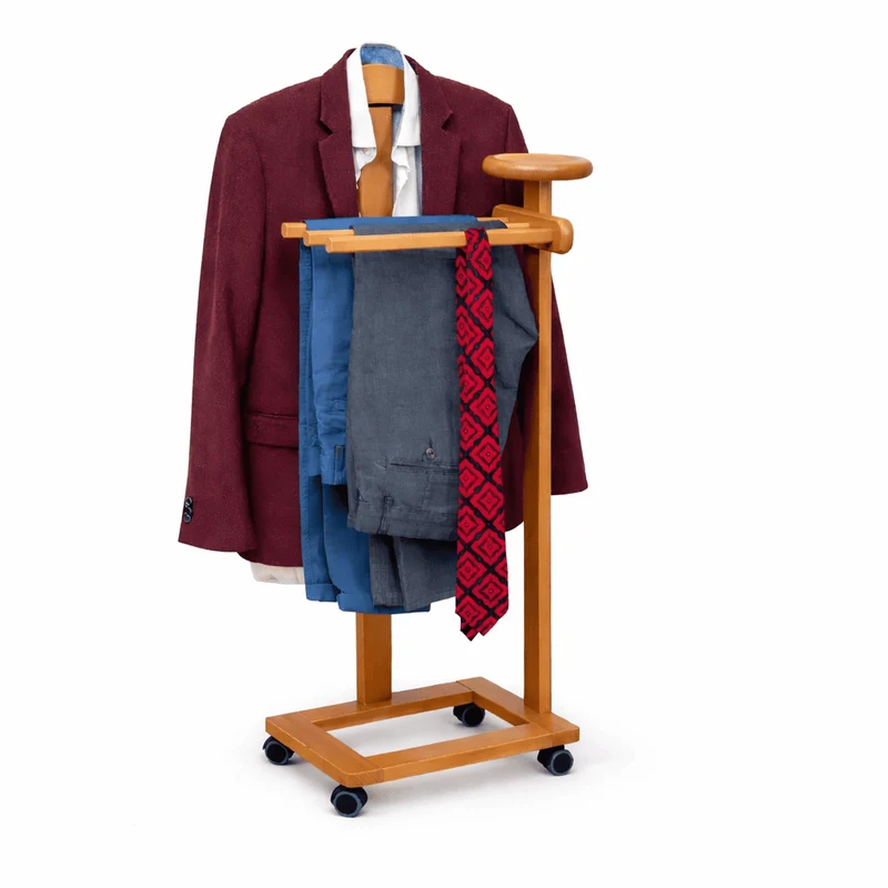 Valet de chambre en hêtre avec tablette – Tatkraft Lord