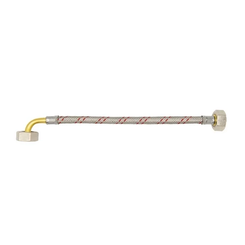 Flessibile INOX per Elettrodomestici DN 10 con Curva Luxor 200 cm FF 3/4 x