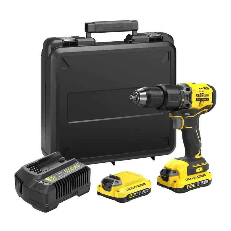 Trapano SFMCD715D2K Brush. 18VP 2AH 2 Batt. Stanley Fatmax