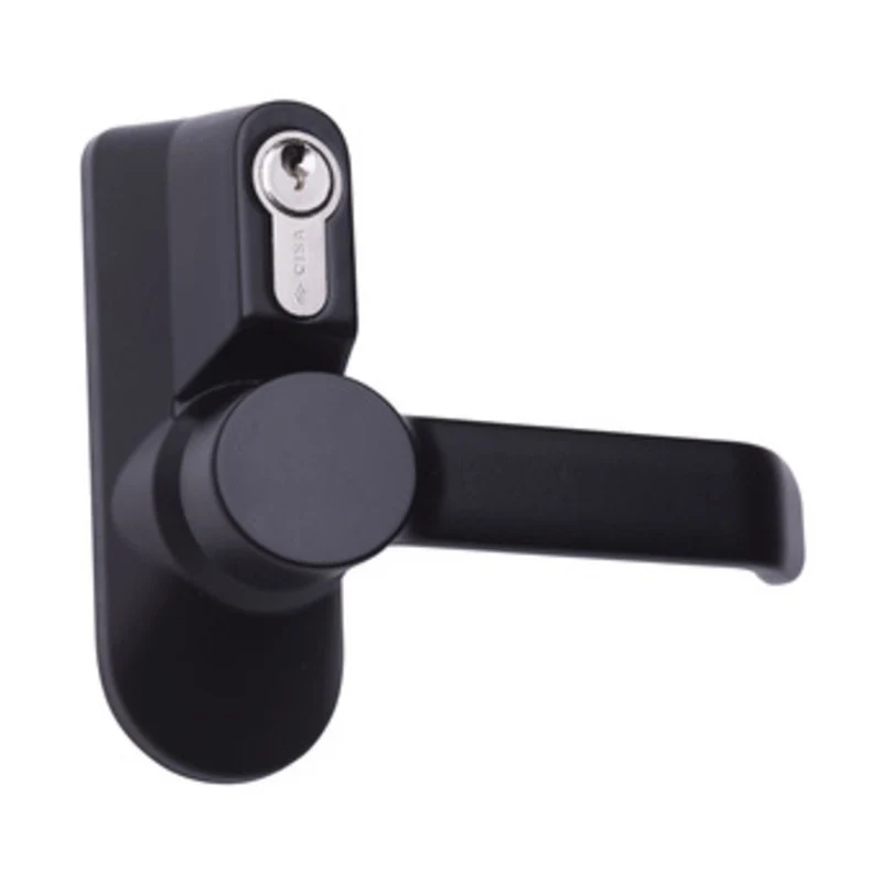 Maniglia con Cilindro Nero Cisa 07078.38 Imp Ind.mecc