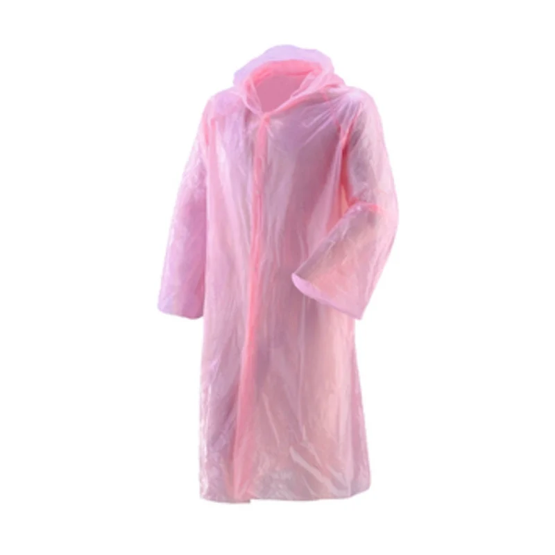 Impermeabile Tascabile 100 Politene Donna 10 Pezzi
