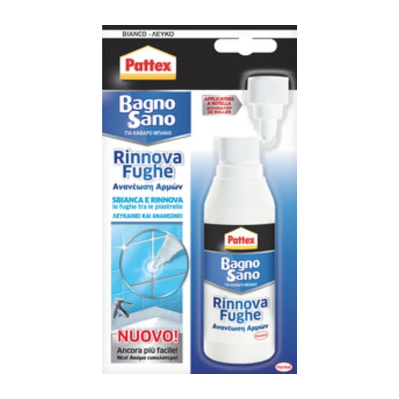 Pattex Bagno Sano Rinnova Fughe Bianco 125 ml Henkel Italia 12 Pezzi