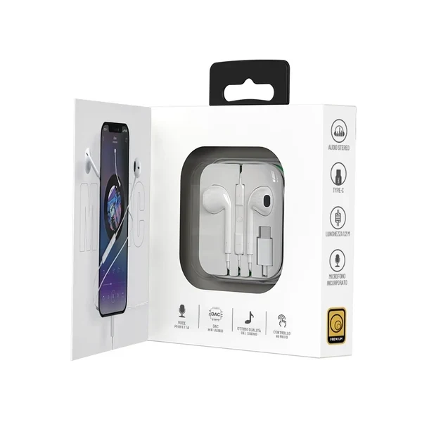 Cuffie Auricolari Stereo Type C