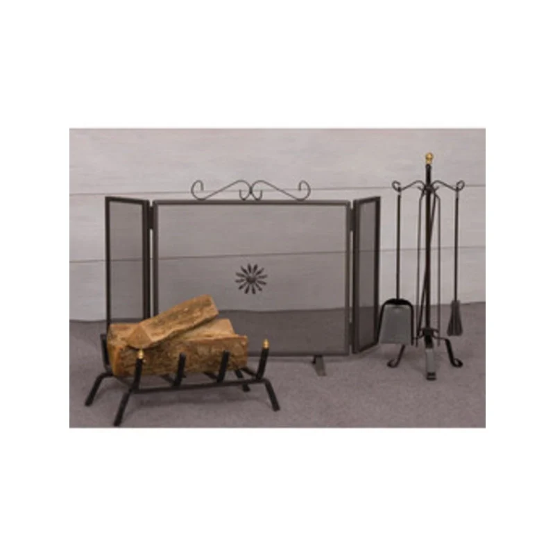 Set Camino Roccaraso Ferro Battuto 7 Pezzi