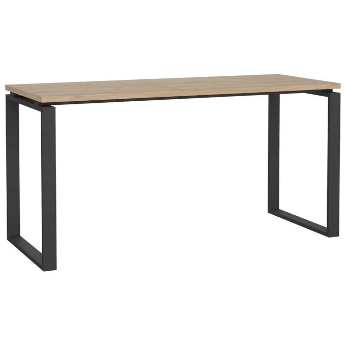 Tvilum 5713035084307 Scrivania Dritta Sign 150x60x76 cm Jackson Hickory e Grigio Opaco