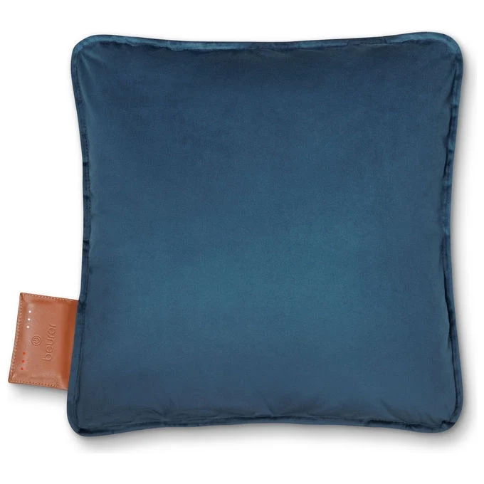 Beurer HK77 Heaty Cuscino Riscaldante Senza Fili 45x45 cm 3 Livelli Temperatura Spegnimento Automatico colore Blu