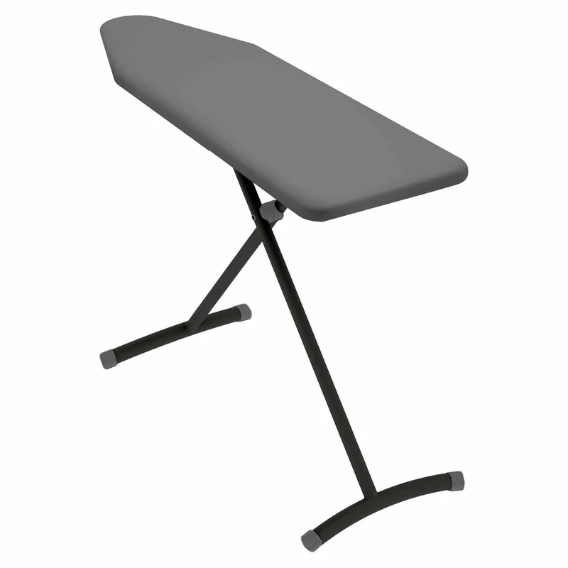 Colombo Compact - Asse da stiro (114x36 cm), Gancio retrattile brevettato per riporrla. Stabile, gambe monotubo, Fatto in Italia