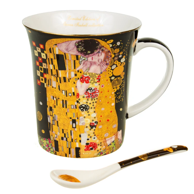Tazza Da Caffè di Porcellana 300 ML QUEEN ISABELL Grande con Cuchiaino- W8KL394-22451