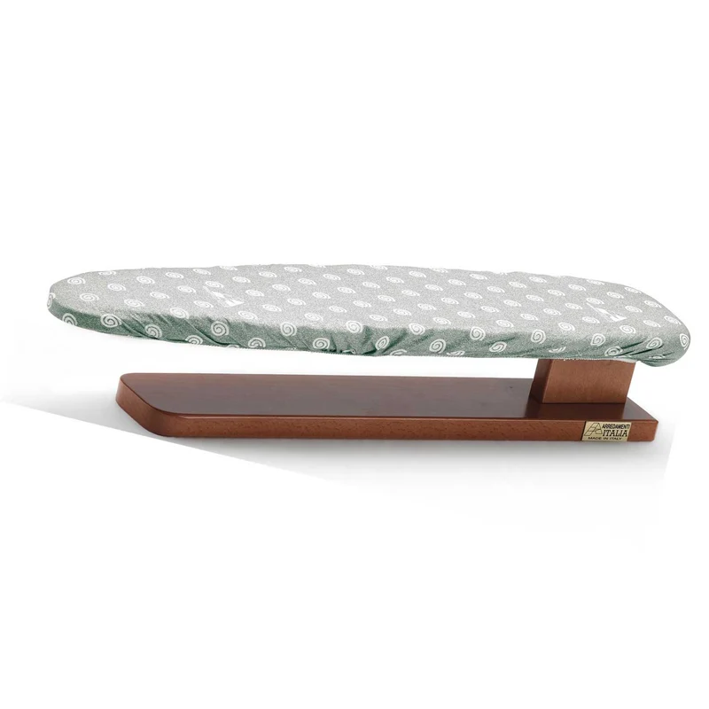Asse da stiro BIRD, asse da stiro a manica, piano di lavoro 50 x 12 cm - Colore ciliegio