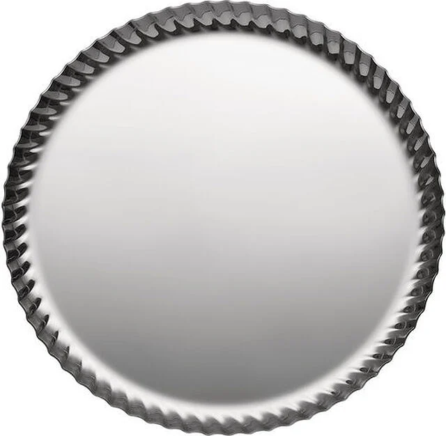 Pleats, Vassoio rotondo, INOX