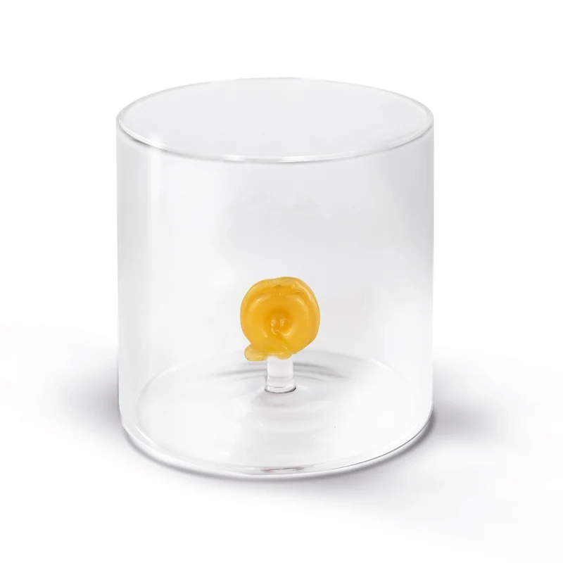 Wd Lifestyle - Bicchiere in vetro borosilicato - Decoro Pasta Tortellino
