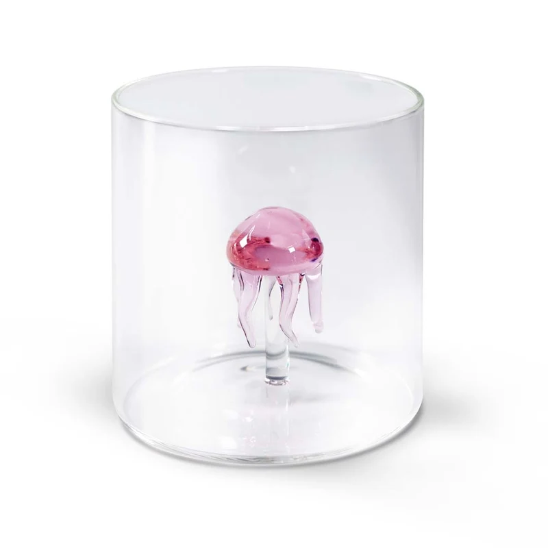Wd Lifestyle Bicchiere in vetro borosilicato - 250 ml / Decoro Medusa