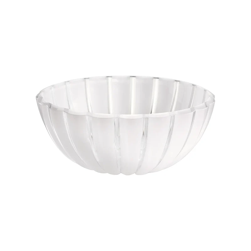 CONTENITORE "DOLCEVITA" 30 CM - COLOR BIANCO PERLA