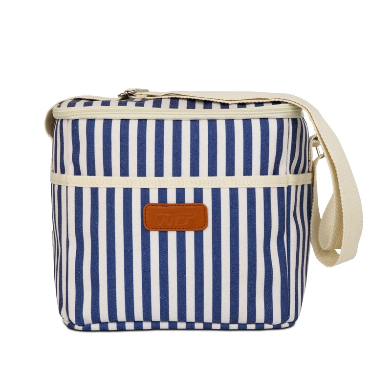 Wd Lifestyle Borsa termica a righe - 8L / Blu
