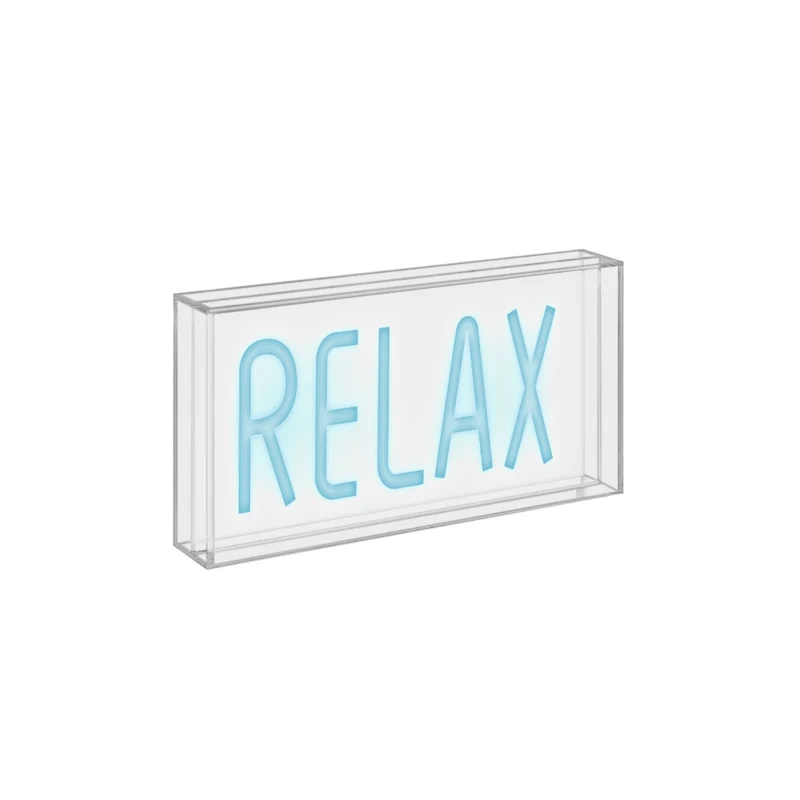 Wd Lifestyle Insegna Neon con scritta - 23x13 / Relax