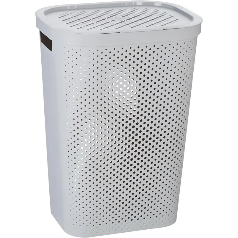 Curver Infinity 60L cesto per la biancheria grigio 231008
