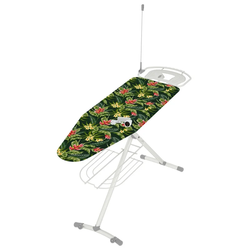 Colombo GIOVE - Asse da stiro, 130x44cm, Tavolo da stiro, con ruote, con presa, asse da stiro per stazione stirante a vapore, Made in Italy