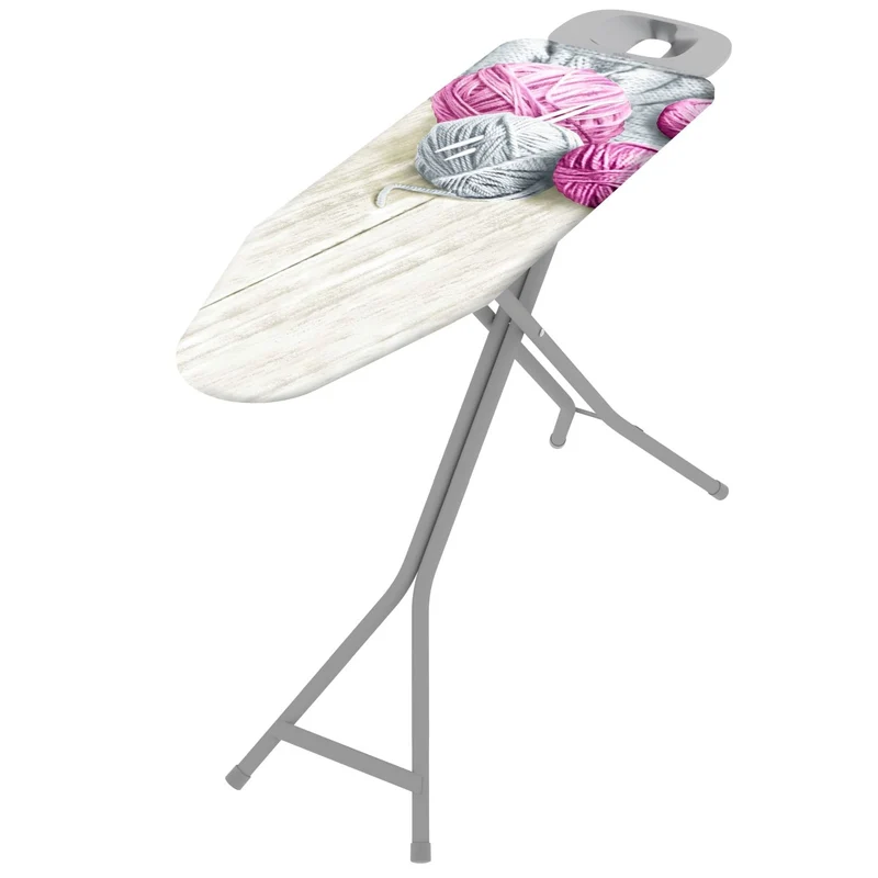 Colombo PROFI - Asse da stiro, tavolo da stiro, 120x40cm, altezza regolabile in 6 posizioni fino a 95cm, copriasse da stiro 100% cotone, Made in Italy