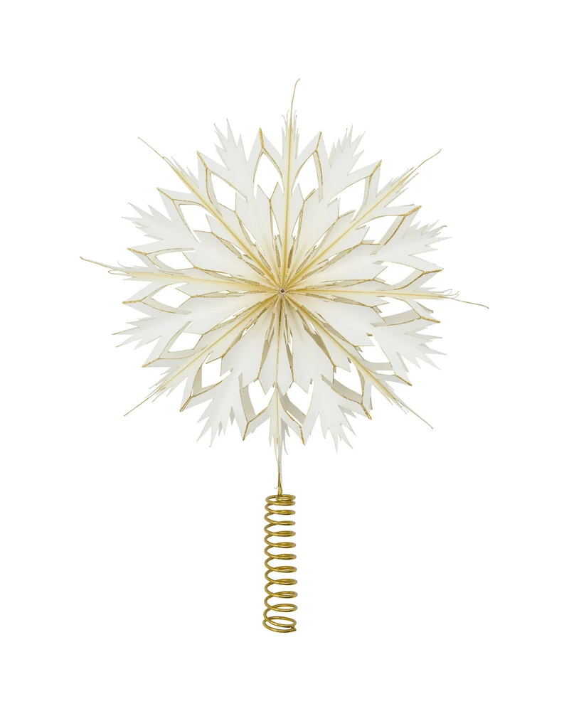 Weihnachtsbaumstern, HDAlsta, Weiß;Gold