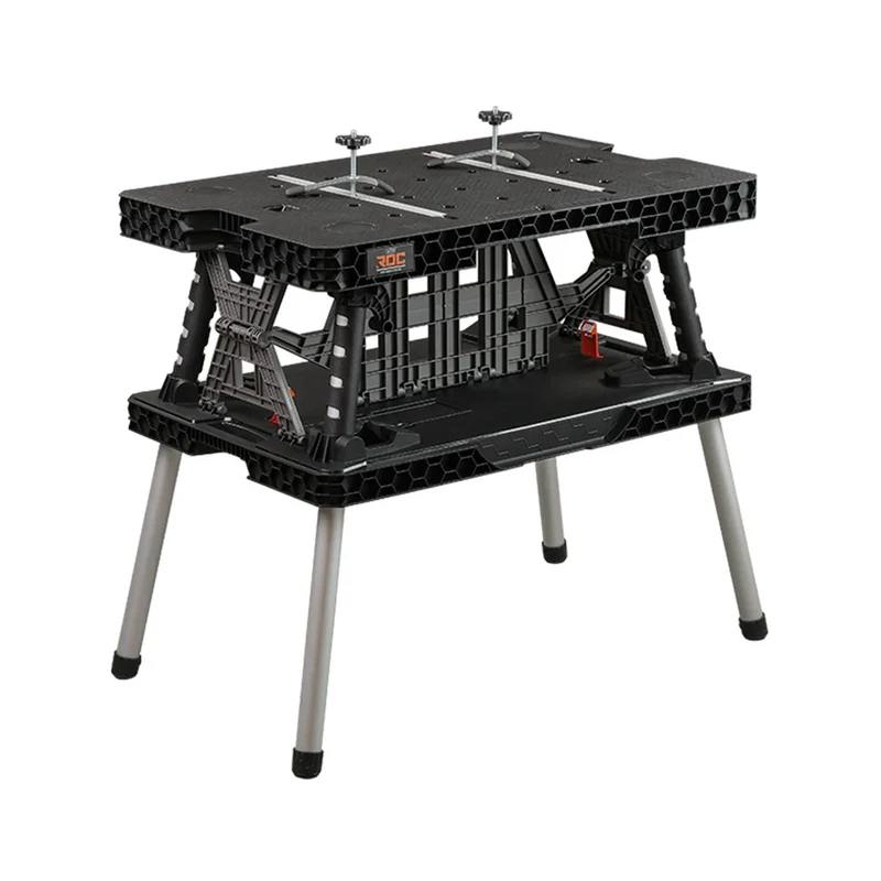 Tavolo da lavoro pieghevole 2.0 Keter, portata 453 kg, piano di lavoro 85x56 cm, gambe metalliche stabili, 271269