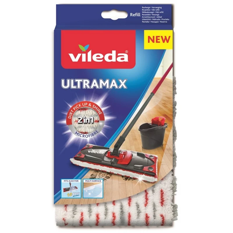 Vileda Ultramax sostituzione mop 2in1 con fibre microattive