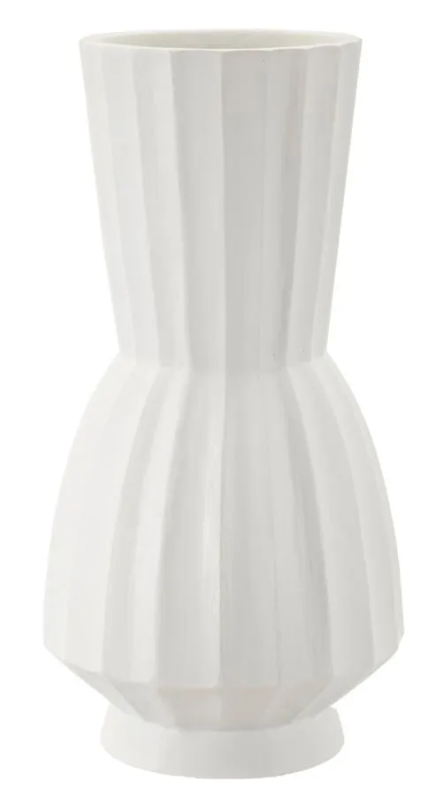 Vaso Glint Ø25x50 cm in Mgo Bianco