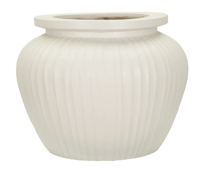 Vaso Chil Ø48x38 cm in Mgo Crema