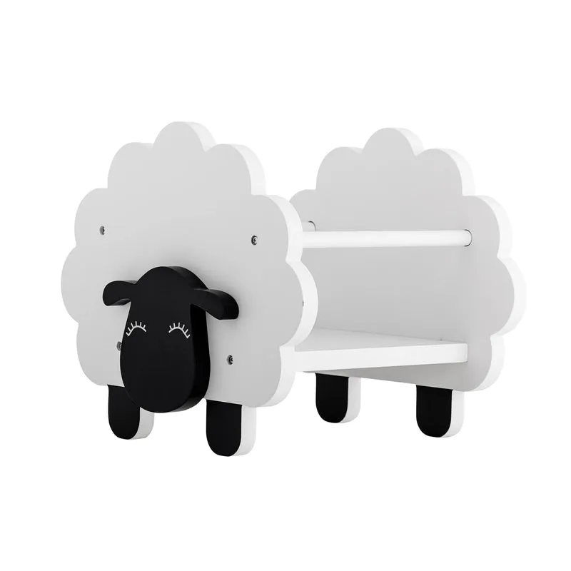 Dolly Bücherständer, Weiß, FSC®100%, MDF