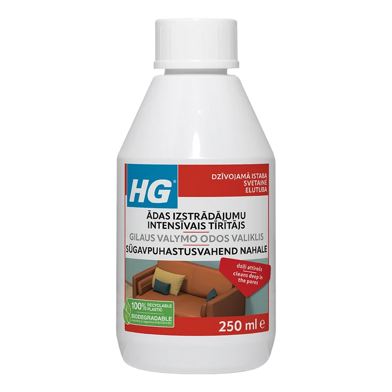 HG deep cleaner for leather - 250 ml