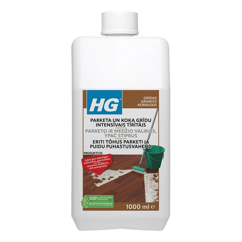 HG parquet and wood cleaner extra strong - 1L