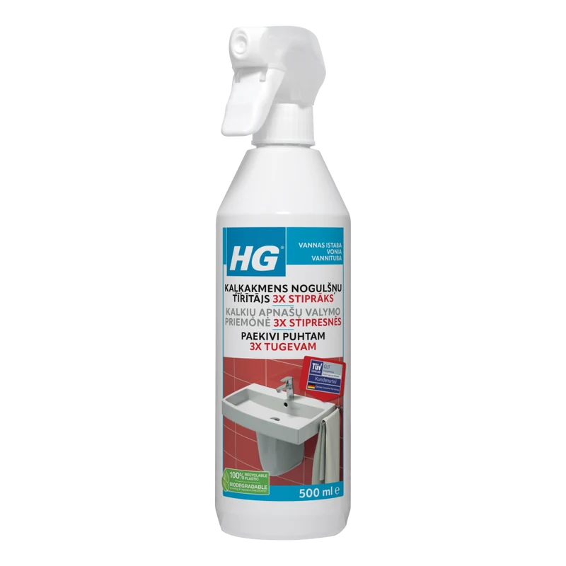 HG scale away foam spray 3x stronger - 500 ml
