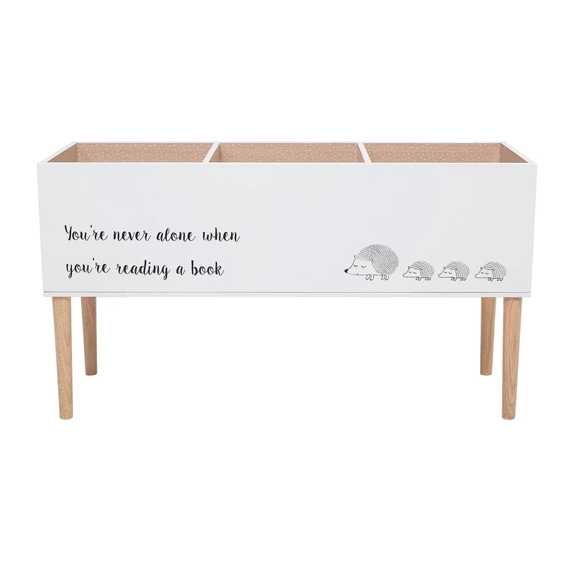 Salam Bücherständer, Weiß, FSC®100%, MDF