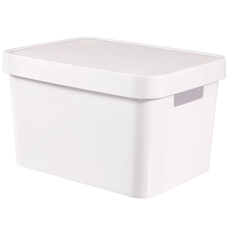Curver Infinity Contenitore Bianco con coperchio 17L Capiente