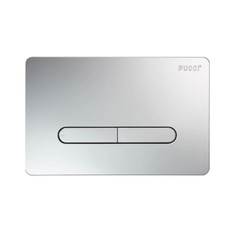 Placca di Comando ECO Linea Tratto SATINATA Per Risciacquo (2 PULSANTI) Cod. 80130579