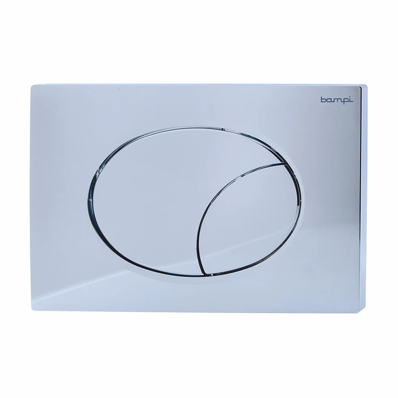 Placca per Cassetta WC Modello Flow Doppio Tasto Colore Satinato Cod. CPLAFLOW3