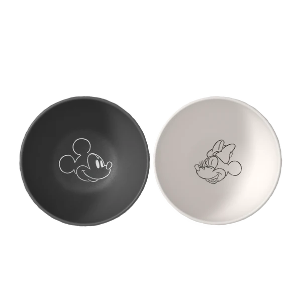 Manufacture - Mickey Mouse Ciotola per cereali nero/bianco, 430 ml