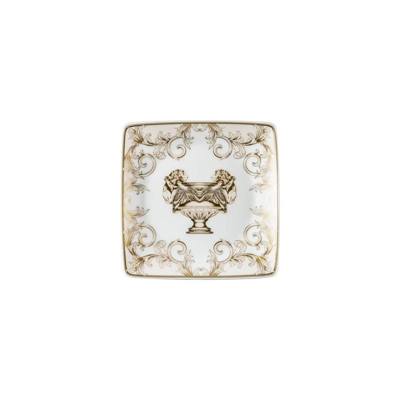 Versace La Coppa degli Dei Ciotola quadrata piatta da 12 cm