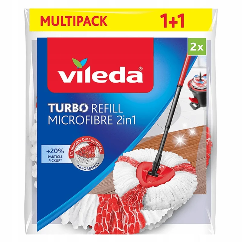 Cartucce mop rotanti Vileda Turbo 2in1 2 pezzi