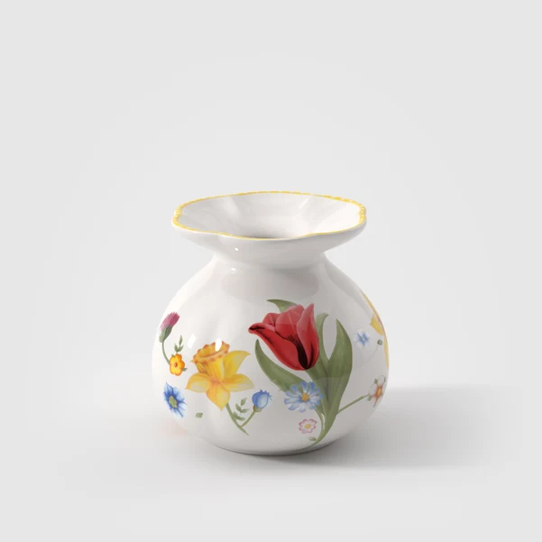 Spring Awakening Vaso giallo, 11,2 x 10,8 x 10,6 cm