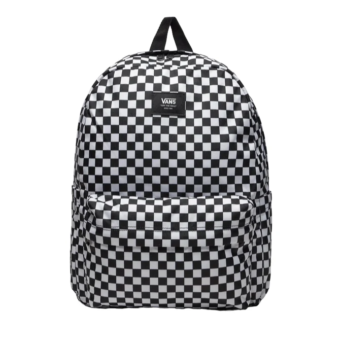 Vans zaino per la scuola o per il tempo libero Old Skool Check VN000H4XY281 bianco-nero
