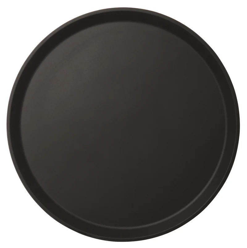 Camtread Tablett Rund 35.5cm schwarz rutschfest