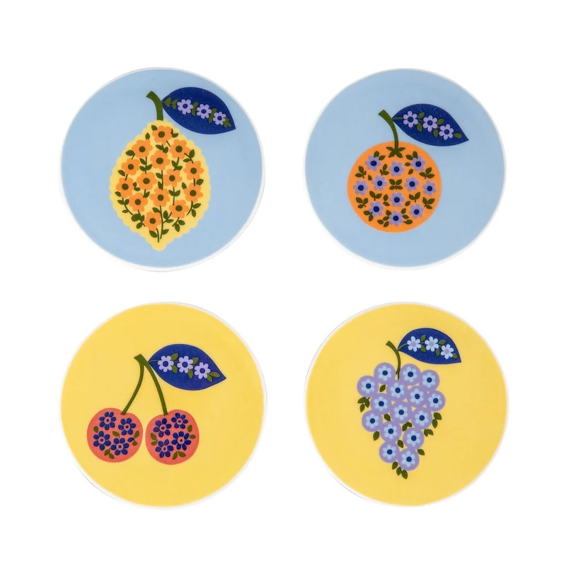 Home Flower Farm Set 4 sottobicchieri