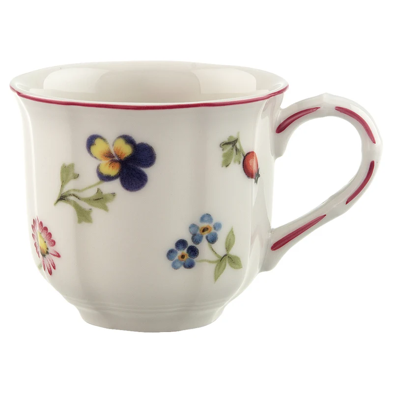 Petite Fleur Tazzina da caffè bianca, 80 ml