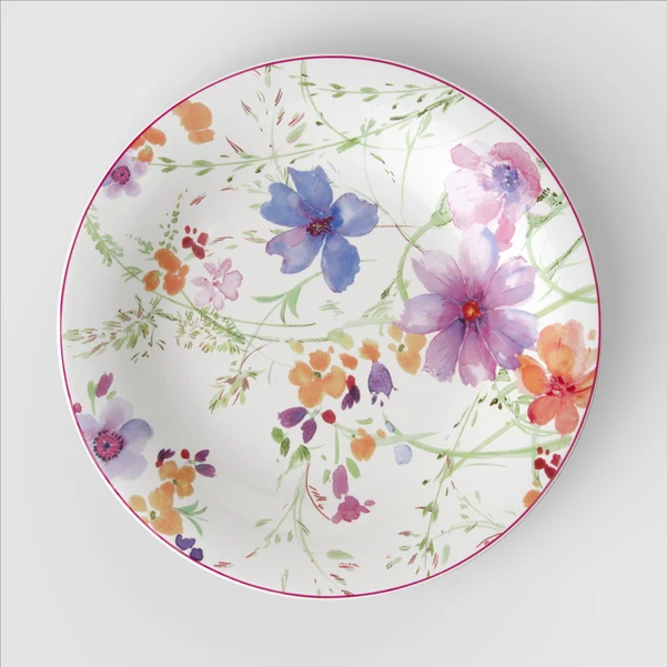 Mariefleur Piatto da dessert/ colazione multicolore, Ø21,5 cm
