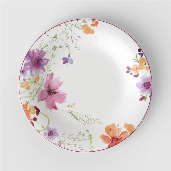 Mariefleur Piatto piano multicolore, Ø26,8 cm