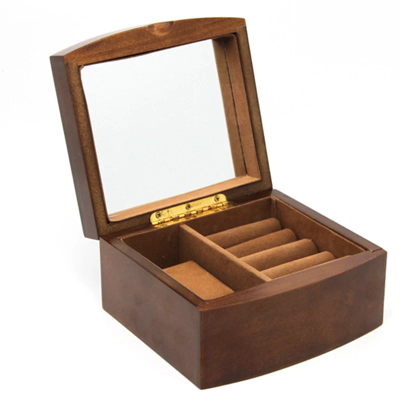 Portagioie, legno, marrone, organizer, scomparti, Queen Isabel