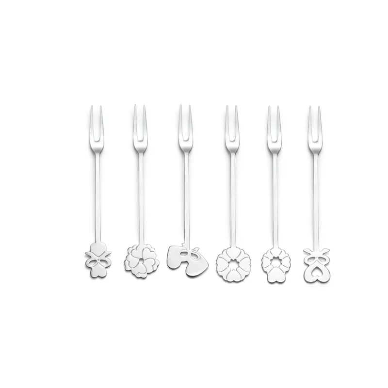 SET 6 FORCHETTINE APERITIVO 'LOVE' "CUTLERY"