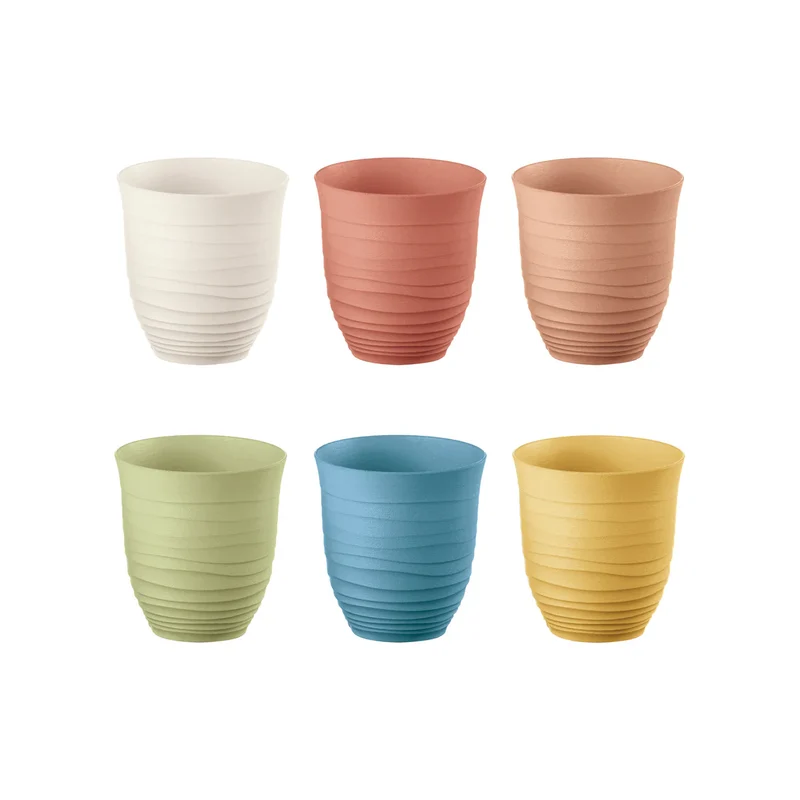 SET 6 BICCHIERI BASSI TUMBLER "TIERRA"