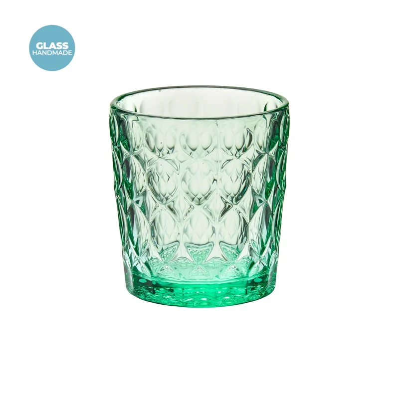 SET 6 BICCHIERIIN VETRO "VANITY" MATCHA GREEN