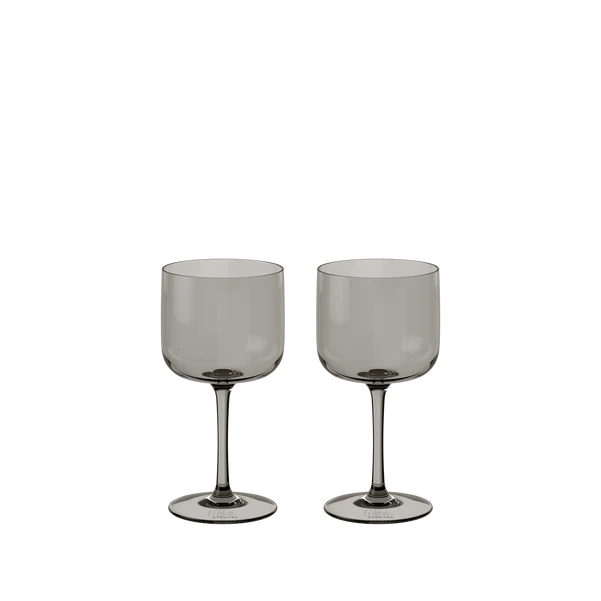 Like Glass Bicchiere da vino grigio, 200 ml, vetro di cristallo